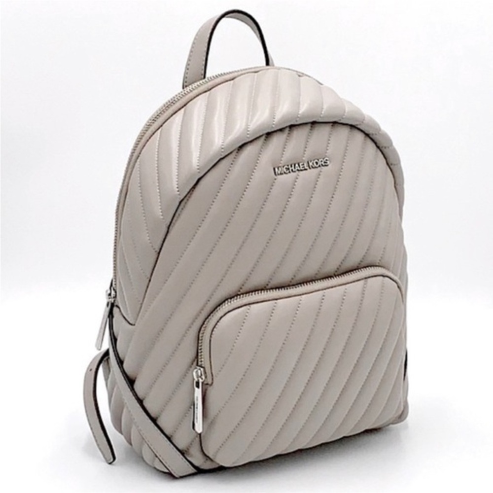 MICHAEL KORS ERIN MEDIUM BACKPACK Aluminum